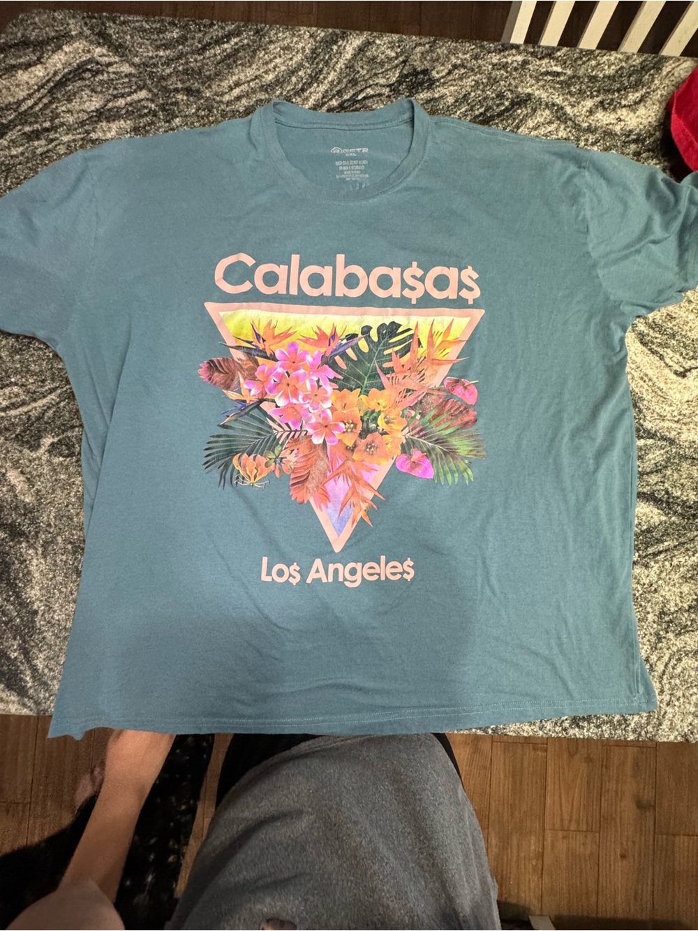 Los Angeles Women's Short Sleeve Tee in Teal